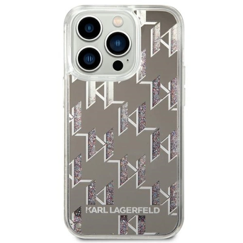 Kup Etui Karl Lagerfeld KLHCP14XLMNMS Apple iPhone 14 Pro Max kemény tok ezüst/silver Liquid Glitter Monogram - KLD1151 - {ean13} - Sklep Home Screen