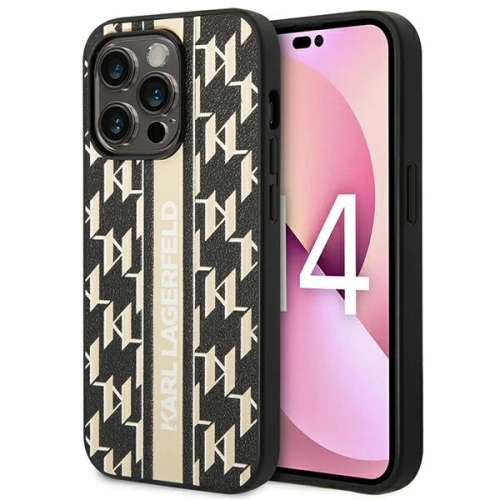 Kup Etui Karl Lagerfeld KLHCP14XPGKLSKW Apple iPhone 14 Pro Max hardcase brązowy/brown Monogram Stripe - KLD1153 - {ean13} - Sklep Home Screen