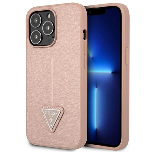 Kup Etui Guess GUHCP14XPSATLP Apple iPhone 14 Pro Max růžový/pink hardcase SaffianoTriangle Logo - GUE2139 - {ean13} - Sklep Home Screen