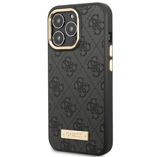 Kup Etui Guess GUHMP14LU4GPRK Apple iPhone 14 Pro negru/black hard case 4G Logo Plate MagSafe - GUE2143 - {ean13} - Sklep Home Screen