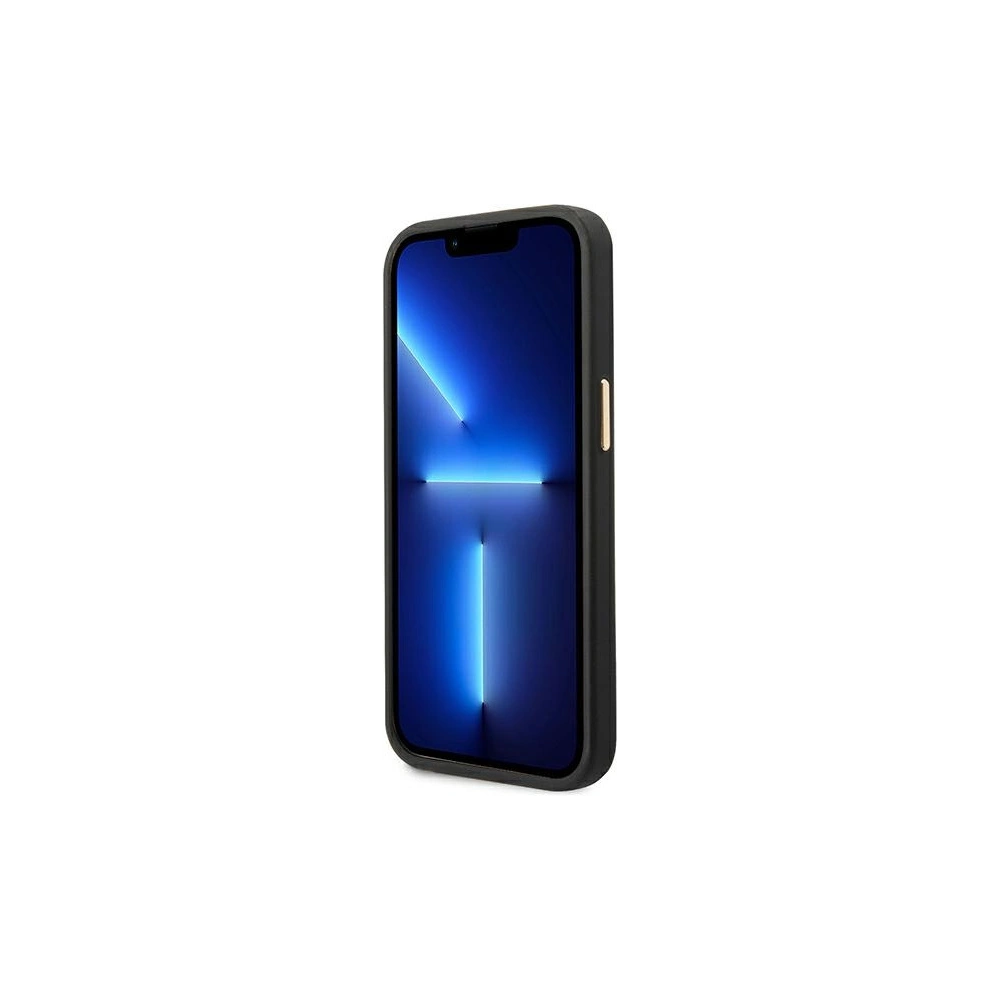 Etui Guess GUHMP14LU4GPRK Apple iPhone 14 Pro czarny/black hard case 4G Logo Plate MagSafe