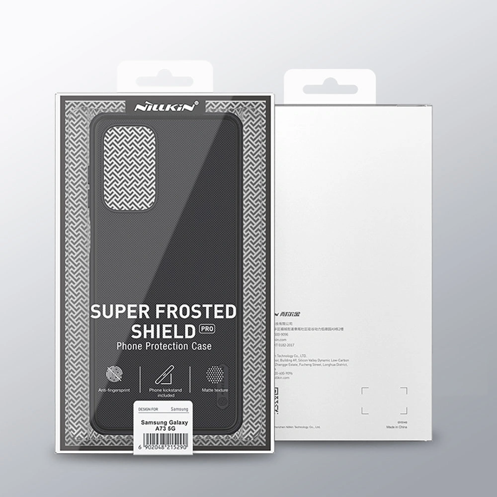 Etui Nillkin Super Frosted Shield Pro Samsung Galaxy A73 niebieski