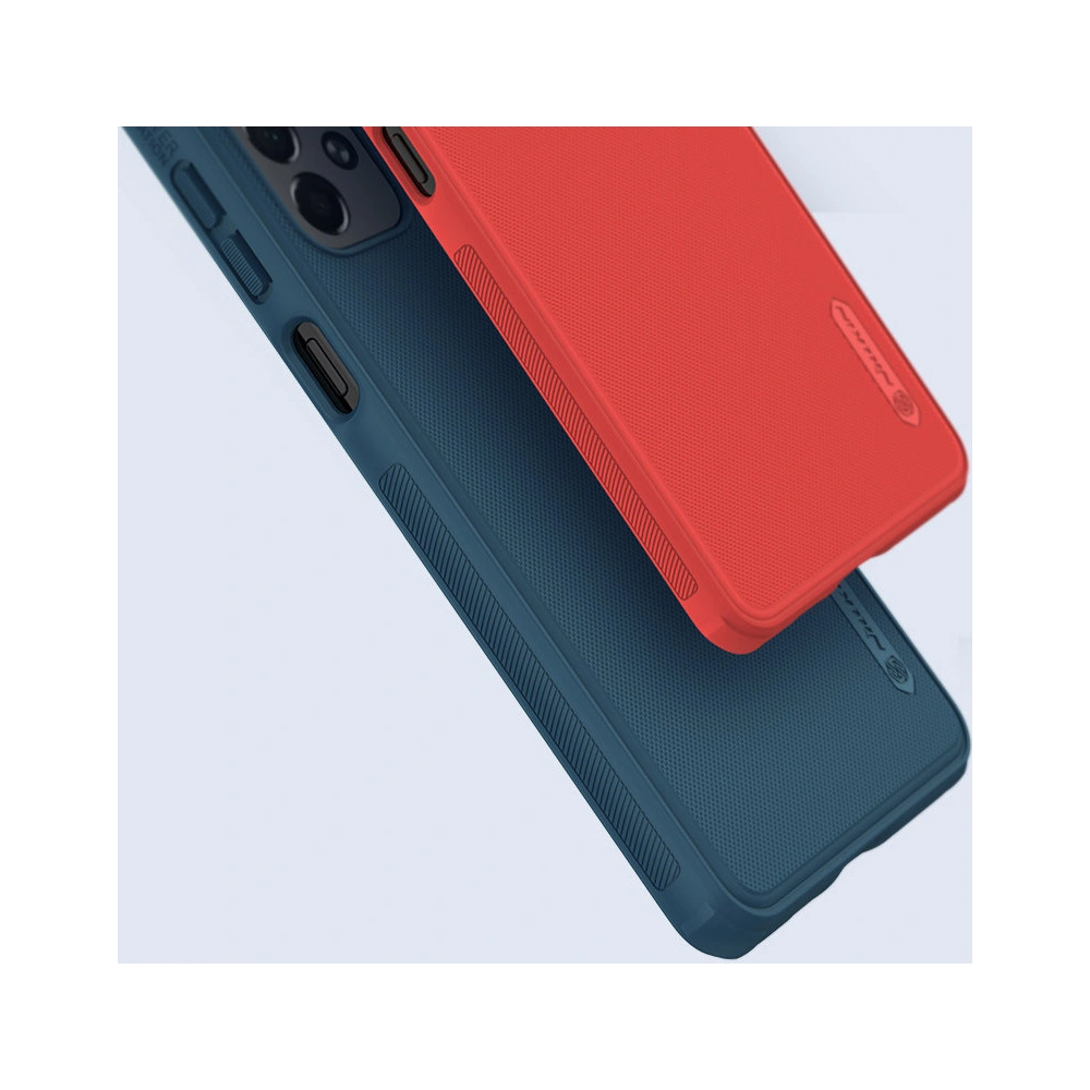 Etui Nillkin Super Frosted Shield Pro Samsung Galaxy A73 niebieski