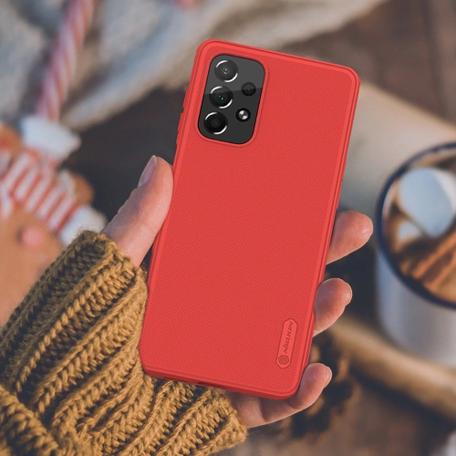 Buy Nillkin Super Frosted Shield Pro Samsung Galaxy A73 red - NLK579 - {ean13} - Home Screen Store Europe
