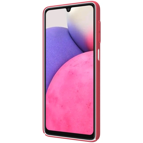 Etui Nillkin Super Frosted Shield Samsung Galaxy A33 5G czerwony