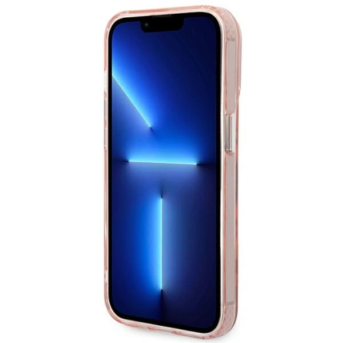 Buy Karl Lagerfeld KLHMP14LHKCP Apple iPhone 14 Pro hardcase pink Karl & Choupette Aluminium Magsafe - KLD1155 - {ean13} - Home Screen Store Europe