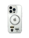 Kup Etui Karl Lagerfeld KLHMP14LHKCT Apple iPhone 14 Pro hardcase transparent/transparent Karl & Choupette Aluminium Magsafe - KLD1156 - {ean13} - Sklep Home Screen