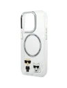 Kup Etui Karl Lagerfeld KLHMP14LHKCT Apple iPhone 14 Pro hardcase transparent/transparent Karl & Choupette Aluminium Magsafe - KLD1156 - {ean13} - Sklep Home Screen