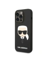 Kup Case Karl Lagerfeld KLHMP14LSLKHBK Apple iPhone 14 Pro Hardcase schwarz/black Silikon Karls Kopf Magsafe - KLD1157 - {ean13} - Sklep Home Screen