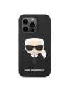 Kup Case Karl Lagerfeld KLHMP14LSLKHBK Apple iPhone 14 Pro Hardcase schwarz/black Silikon Karls Kopf Magsafe - KLD1157 - {ean13} - Sklep Home Screen