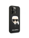 Kup Case Karl Lagerfeld KLHMP14LSLKHBK Apple iPhone 14 Pro Hardcase schwarz/black Silikon Karls Kopf Magsafe - KLD1157 - {ean13} - Sklep Home Screen