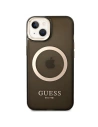 Kup Etui Guess GUHMP14MHTCMK Apple iPhone 14 Plus / 15 Plus czarny/black hard case Gold Outline Translucent MagSafe - GUE2145 - {ean13} - Sklep Home Screen