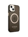 Kup Etui Guess GUHMP14MHTCMK Apple iPhone 14 Plus / 15 Plus czarny/black hard case Gold Outline Translucent MagSafe - GUE2145 - {ean13} - Sklep Home Screen