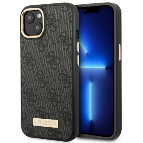 Kup Case Guess GUHMP14MU4GPRK Apple iPhone 14 Plus / 15 Plus schwarz/black Hartschale 4G Logo Platte MagSafe - GUE2148 - {ean13} - Sklep Home Screen