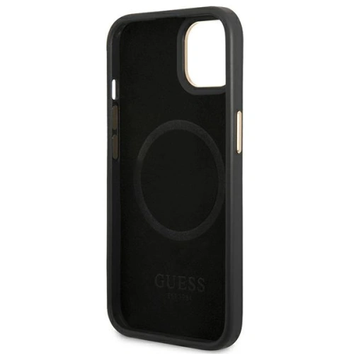 Kup Case Guess GUHMP14MU4GPRK Apple iPhone 14 Plus / 15 Plus schwarz/black Hartschale 4G Logo Platte MagSafe - GUE2148 - {ean13} - Sklep Home Screen