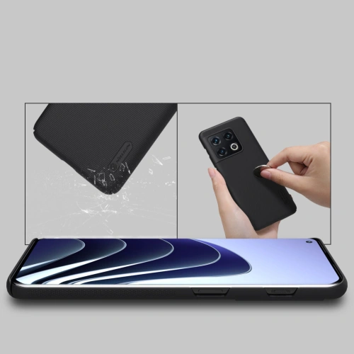 Kup Etui Nillkin Super Frosted Shield OnePlus 10 Pro czarny - NLK589 - {ean13} - Sklep Home Screen