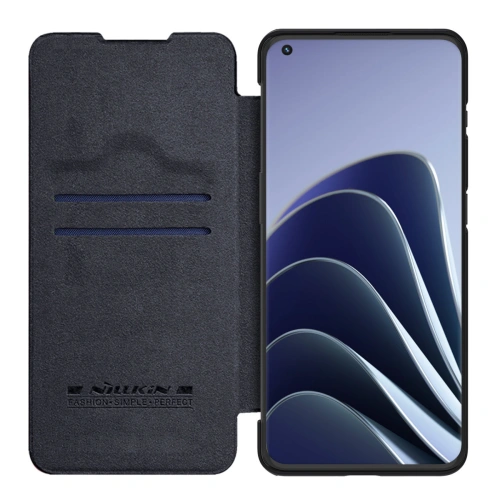 Kup Case Nillkin Qin OnePlus 10 Pro schwarz - NLK590 - {ean13} - Sklep Home Screen