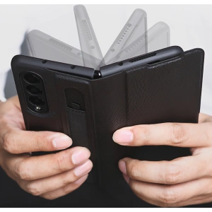 Kup Etui Nillkin Aoge Leather Samsung Galaxy Z Fold 3 brązowy - NLK593 - {ean13} - Sklep Home Screen