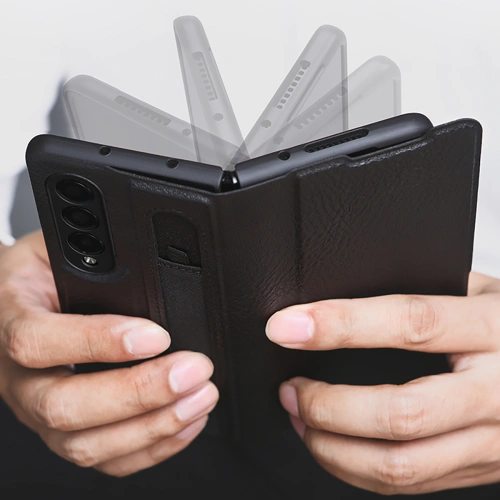Kup Etui Nillkin Aoge Leather Samsung Galaxy Z Fold 3 brązowy - NLK593 - {ean13} - Sklep Home Screen
