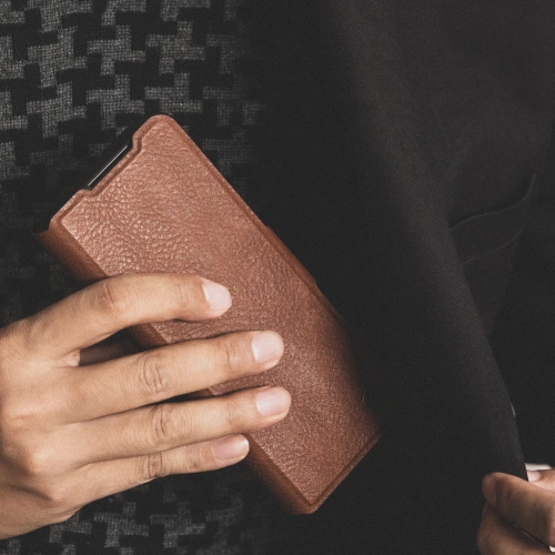 Kup Etui Nillkin Aoge Leather Samsung Galaxy Z Fold 3 brązowy - NLK593 - {ean13} - Sklep Home Screen