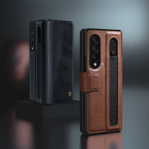 Kup Etui Nillkin Aoge Leather Samsung Galaxy Z Fold 3 brązowy - NLK593 - {ean13} - Sklep Home Screen
