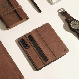 Kup Etui Nillkin Aoge Leather Samsung Galaxy Z Fold 3 brązowy - NLK593 - {ean13} - Sklep Home Screen