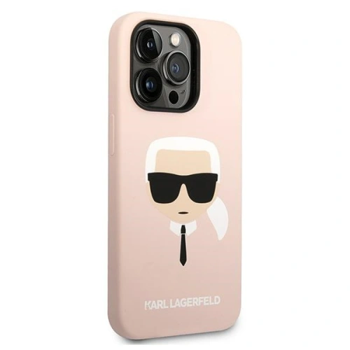 Kup Etui Karl Lagerfeld KLHMP14LSLKHLP Apple iPhone 14 Pro hardcase világosrózsaszín/színes rózsaszín Szilikon Karl feje Magsafe - KLD1158 - {ean13} - Sklep Home Screen