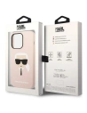 Kup Etui Karl Lagerfeld KLHMP14LSLKHLP Apple iPhone 14 Pro hardcase jasnoróżowy/light pink Silicone Karl`s Head Magsafe - KLD1158 - {ean13} - Sklep Home Screen