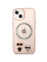 Kup Etui Karl Lagerfeld KLHMP14SHKCP Apple iPhone 14 hardcase różowy/pink Karl & Choupette Aluminium Magsafe - KLD1162 - {ean13} - Sklep Home Screen