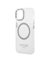 Kup Etui Guess GUHMP14SHTRMS Apple iPhone 14 srebrny/silver hard case Metal Outline Magsafe - GUE2151 - {ean13} - Sklep Home Screen