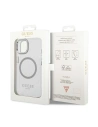 Kup Etui Guess GUHMP14SHTRMS Apple iPhone 14 srebrny/silver hard case Metal Outline Magsafe - GUE2151 - {ean13} - Sklep Home Screen