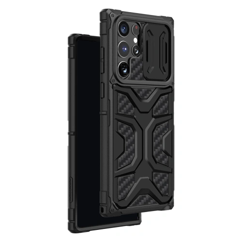 Kup Etui Nillkin Adventruer Samsung Galaxy S22 Ultra fekete - NLK601 - {ean13} - Sklep Home Screen