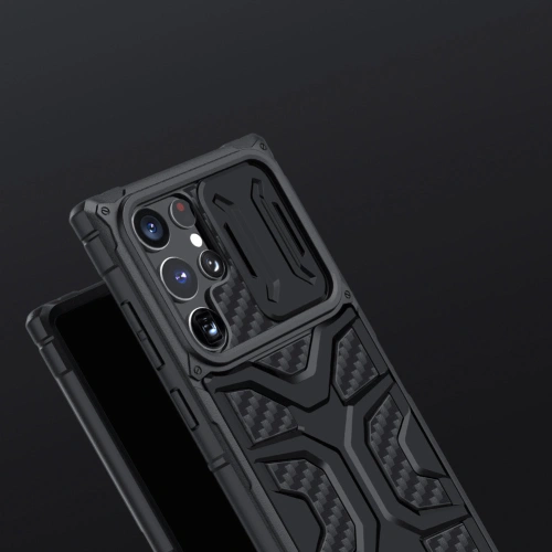 Kup Etui Nillkin Adventruer Samsung Galaxy S22 Ultra fekete - NLK601 - {ean13} - Sklep Home Screen