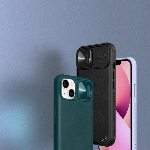 Kup Etui Nillkin CamShield Leather Apple iPhone 13 violet - NLK605 - {ean13} - Sklep Home Screen