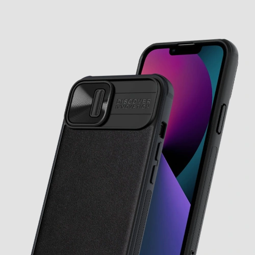 Kup Etui Nillkin CamShield Leather Apple iPhone 13 fioletowy - NLK605 - {ean13} - Sklep Home Screen