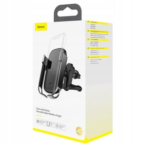 Kup Autohalter mit induktiver Ladestation Baseus Rock - BSU071 - {ean13} - Sklep Home Screen