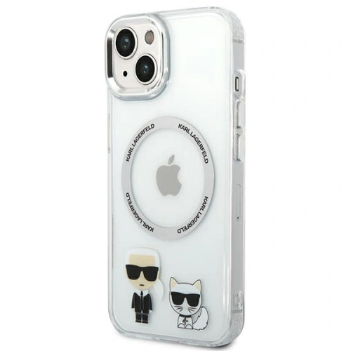 Kup Etui Karl Lagerfeld KLHMP14SHKCT Apple iPhone 14 hardcase transparent/transparent Karl & Choupette Aluminiu Magsafe - KLD1163 - {ean13} - Sklep Home Screen