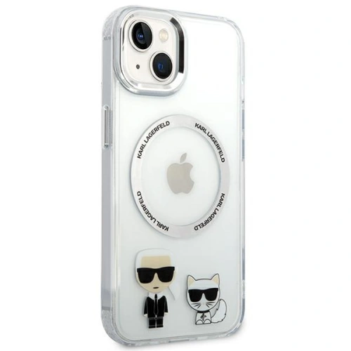 Kup Etui Karl Lagerfeld KLHMP14SHKCT Apple iPhone 14 hardcase transparent/transparent Karl & Choupette Aluminiu Magsafe - KLD1163 - {ean13} - Sklep Home Screen