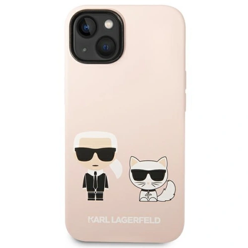 Kup Etui Karl Lagerfeld KLHMP14SSSKCI Apple iPhone 14 hardcase roz light/roz silicon Karl & Choupette Magsafe - KLD1164 - {ean13} - Sklep Home Screen
