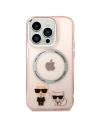 Kup Etui Karl Lagerfeld KLHMP14XHKCP Apple iPhone 14 Pro Max hardcase różowy/pink Karl & Choupette Aluminium Magsafe - KLD1165 - {ean13} - Sklep Home Screen