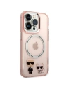 Kup Etui Karl Lagerfeld KLHMP14XHKCP Apple iPhone 14 Pro Max hardcase różowy/pink Karl & Choupette Aluminium Magsafe - KLD1165 - {ean13} - Sklep Home Screen