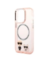 Kup Etui Karl Lagerfeld KLHMP14XHKCP Apple iPhone 14 Pro Max hardcase różowy/pink Karl & Choupette Aluminium Magsafe - KLD1165 - {ean13} - Sklep Home Screen