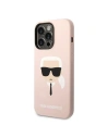 Kup Etui Karl Lagerfeld KLHMP14XSLKHLP Apple iPhone 14 Pro Max hardcase jasnorůžový/light pink Silicone Karl`s Head Magsafe - KLD1166 - {ean13} - Sklep Home Screen