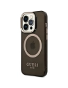 Kup Etui Guess GUHMP14XHTCMK Apple iPhone 14 Pro Max černé/black hard case Gold Outline Translucent MagSafe - GUE2154 - {ean13} - Sklep Home Screen