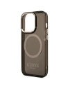 Kup Etui Guess GUHMP14XHTCMK Apple iPhone 14 Pro Max černé/black hard case Gold Outline Translucent MagSafe - GUE2154 - {ean13} - Sklep Home Screen