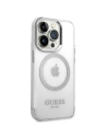 Kup Etui Guess GUHMP14XHTRMS Apple iPhone 14 Pro Max srebrny/silver hard case Metal Outline Magsafe - GUE2156 - {ean13} - Sklep Home Screen