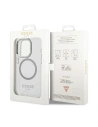 Kup Case Guess GUHMP14XHTRMS Apple iPhone 14 Pro Max silber/hard case mit Metal Outline Magsafe - GUE2156 - {ean13} - Sklep Home Screen