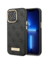 Etui Guess GUHMP14XU4GPRK Apple iPhone 14 Pro Max fekete/black kemény tok 4G Logo Plate MagSafe