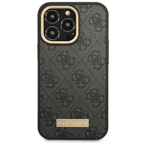 Kup Etui Guess GUHMP14XU4GPRK Apple iPhone 14 Pro Max negru/black hard case 4G Logo Plate MagSafe - GUE2157 - {ean13} - Sklep Home Screen