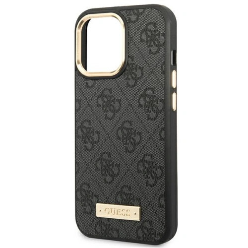 Kup Etui Guess GUHMP14XU4GPRK Apple iPhone 14 Pro Max negru/black hard case 4G Logo Plate MagSafe - GUE2157 - {ean13} - Sklep Home Screen